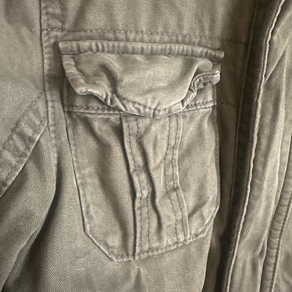 Abercrombie Kids lightly worn green jacket size L - Picture 5 of 14